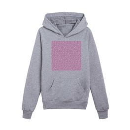 Hand drawing stars on Opera Mauve Background Kids Pullover Hoodies