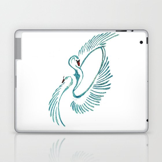 Swans Laptop & iPad Skin