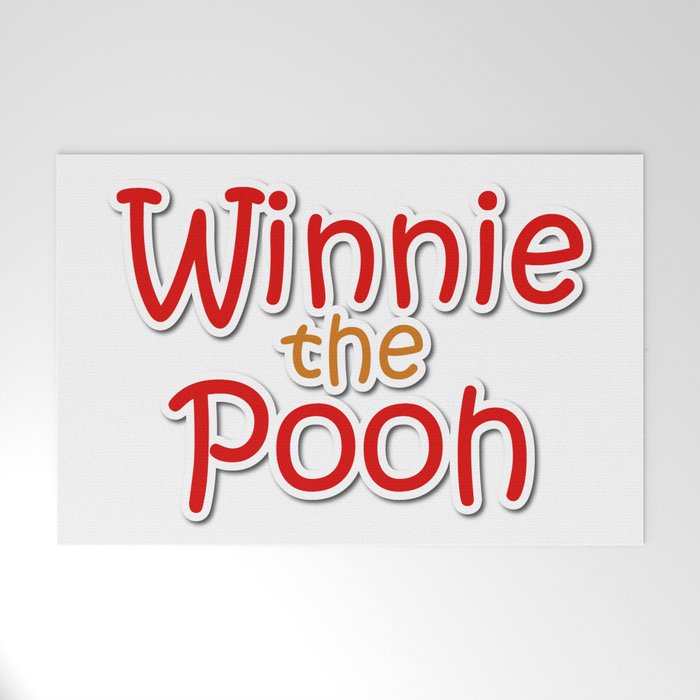 Winnie Pooh Welcome Mat