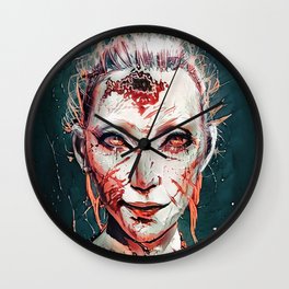 Zombie Lady Wall Clock