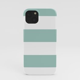 Maine Ocean Cabana Stripes iPhone Case