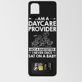 Daycare Provider Childcare Babysitter Thank You Android Card Case