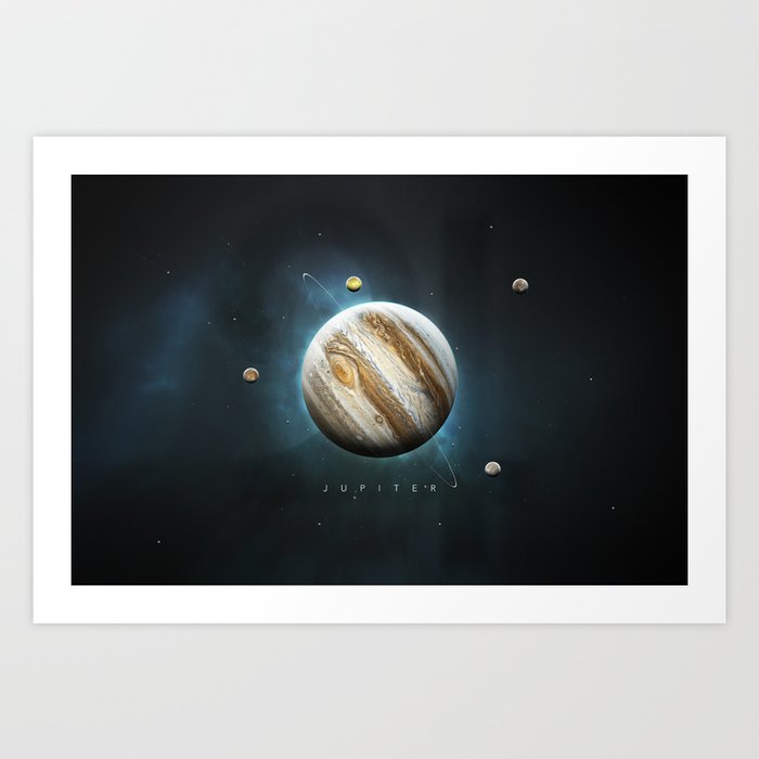 A Portrait of the Solar System: Jupiter Art Print