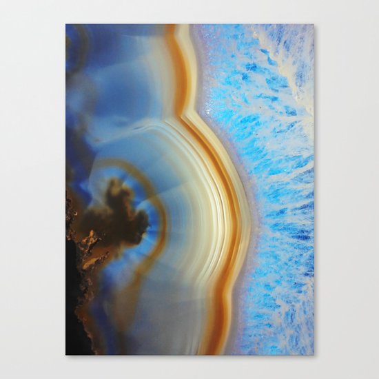 Iced Agate Canvas Print