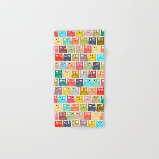 summer cats Hand & Bath Towel