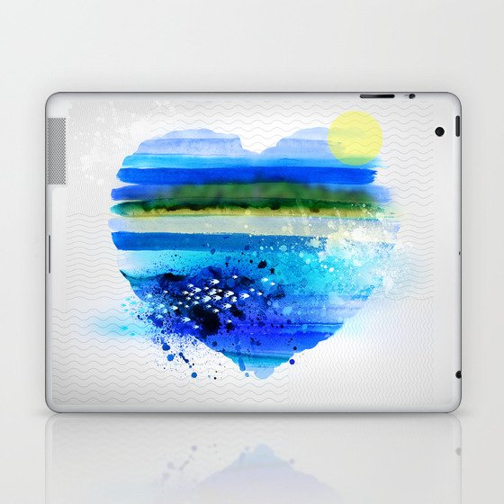 Sea in my heart Laptop & iPad Skin
