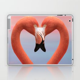I Heart Flamingos Laptop & iPad Skin