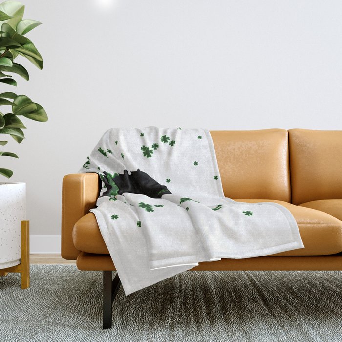 St patrick's throw blanket outlet