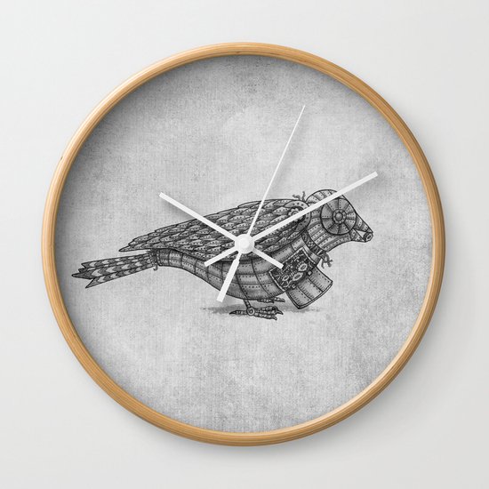 Clockwork Bird Wall Clock
