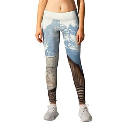 A Rocky Mountain Adventure - The Grand Tetons Leggings | National, Nature, Mountain, Mountains, Adventure, Illustration, Grand, Abstract, Graphicdesign, Forest 