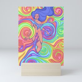 Surreal Swirls Mini Art Print