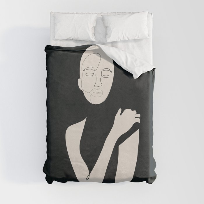 Composed Line Moment 04 Duvet Cover