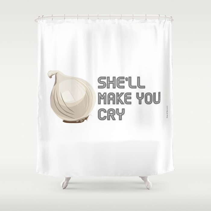 Onion Domination - Cleveland Condiment Race Shower Curtain