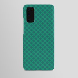 Fuzzy Dots Green Android Case