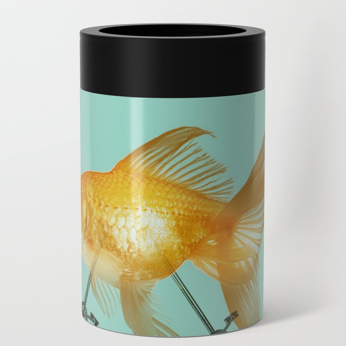 2 wheeled goldfish Can Cooler