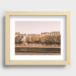 Parisian Homes Recessed Framed Print