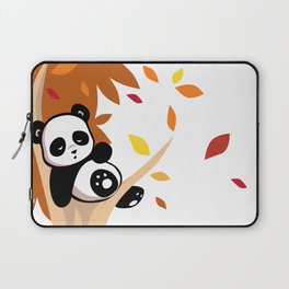 Sleepy Panda in a Tree Laptop Sleeve