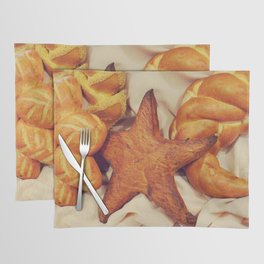 Starfish bread | Mediterranean bakery | Beach themed breakfast | Coastal Bakery Placemat