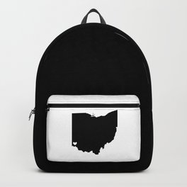 Cincinnati, Ohio, Home Backpack | Map, Family, Black And White, Cincinnati, Midwest, Stencil, Black and White, Ohio, University, Vector 