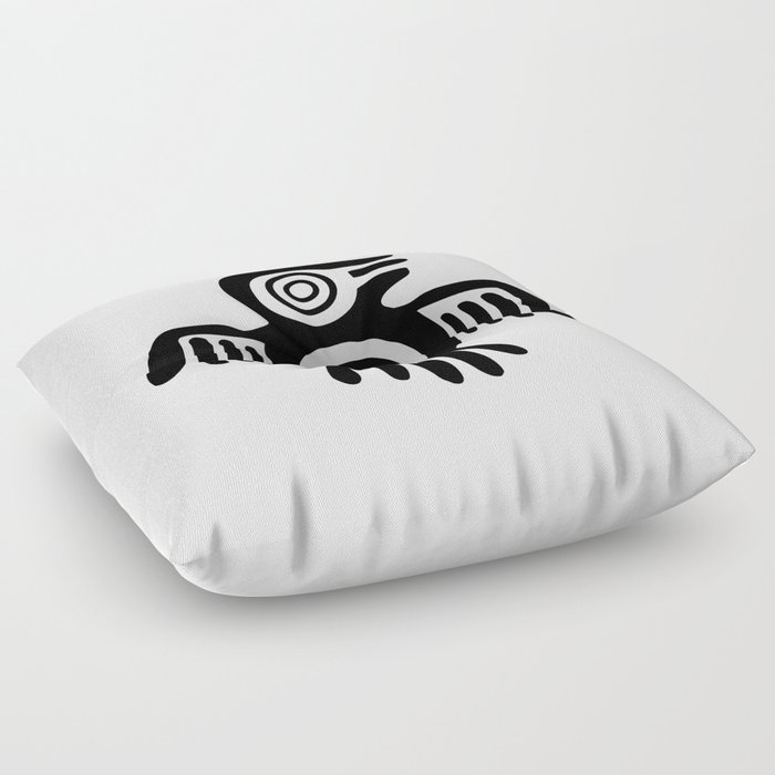 Aztec Spirit Bird Floor Pillow