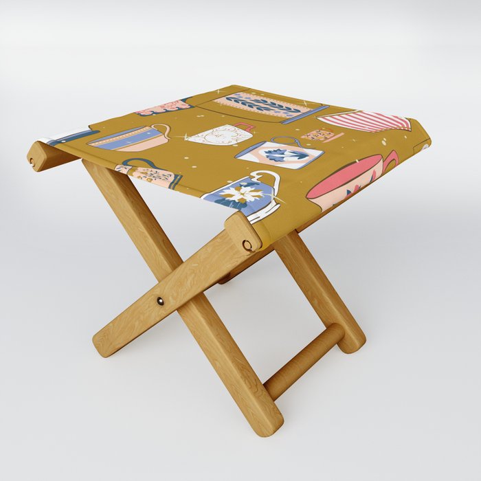 Tea and Coffee party  Folding Stool
