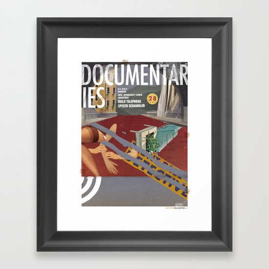 Vans and Color Magazine Customs Framed Art Print