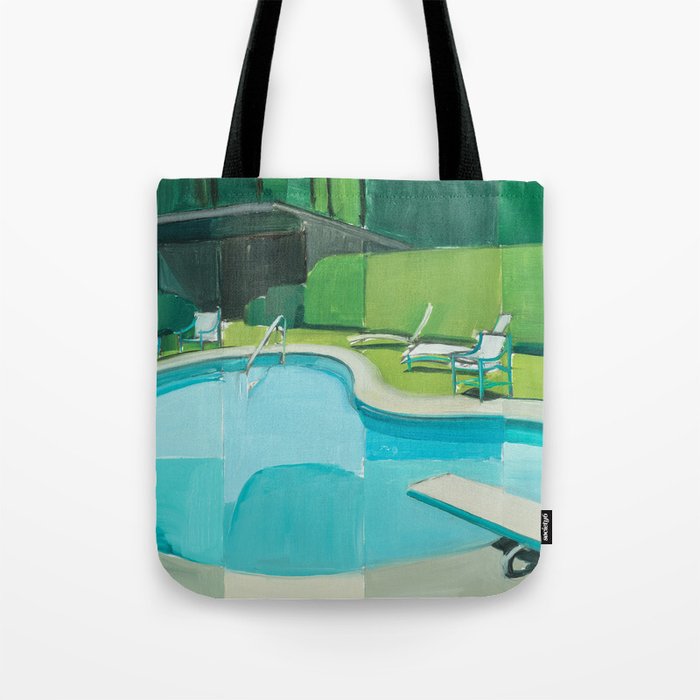 Pool Grid Tote Bag