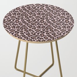 Leopard print in coffee tones Side Table