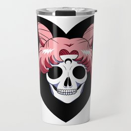 Goth Skull Dark Lady Heart (alt. Chibiusa / Sailor Mini Moon) Travel Mug