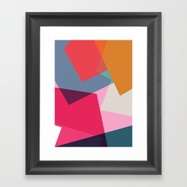 Geometric Abstract 01 Framed Art Print