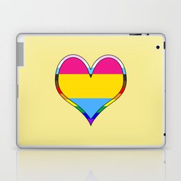 Pan Pride Heart Laptop Skin