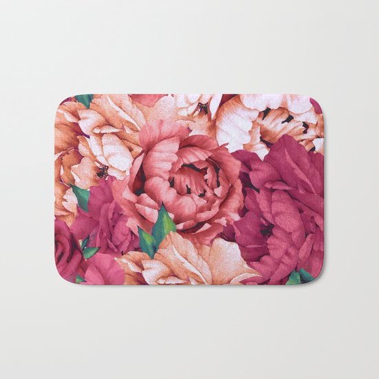 Summer flowers II Bath Mat