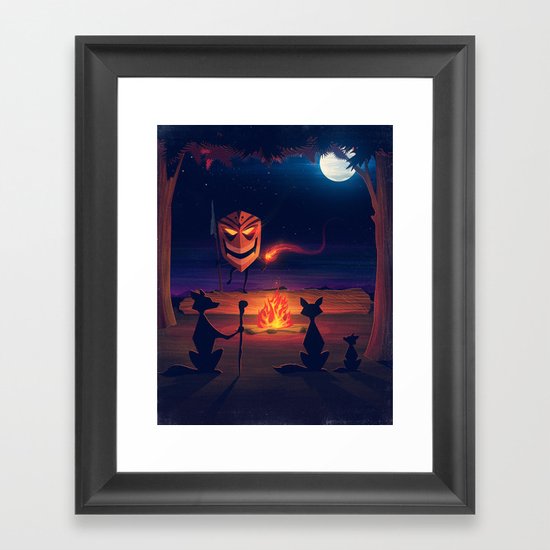 The Woods Framed Art Print