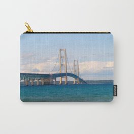 Mackinac Carry-All Pouch | Lakesuperior, Scenic, Architecture, Mackinacbridge, Bridge, Mackinac, Mackinawbridge, Greatlakes, Greatlakestate, Michigan 