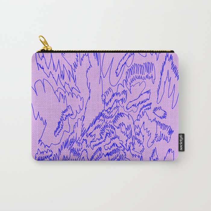 Abstract Art Rain Cloud Storm Carry-All Pouch