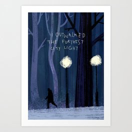 Acquainted with the Night Art Print