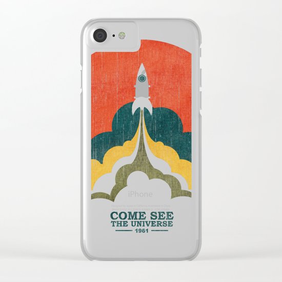 Come See The Universe Clear iPhone Case