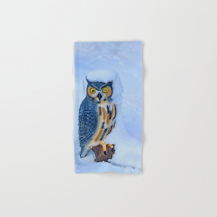 Snow Owl Hand & Bath Towel