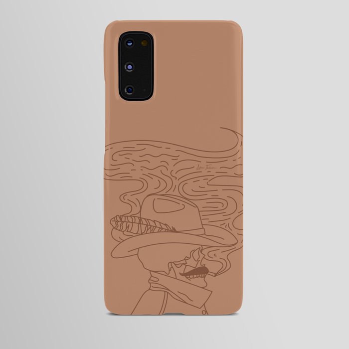 Love or Die Tryin' Cowhand - Desert Pink Android Case