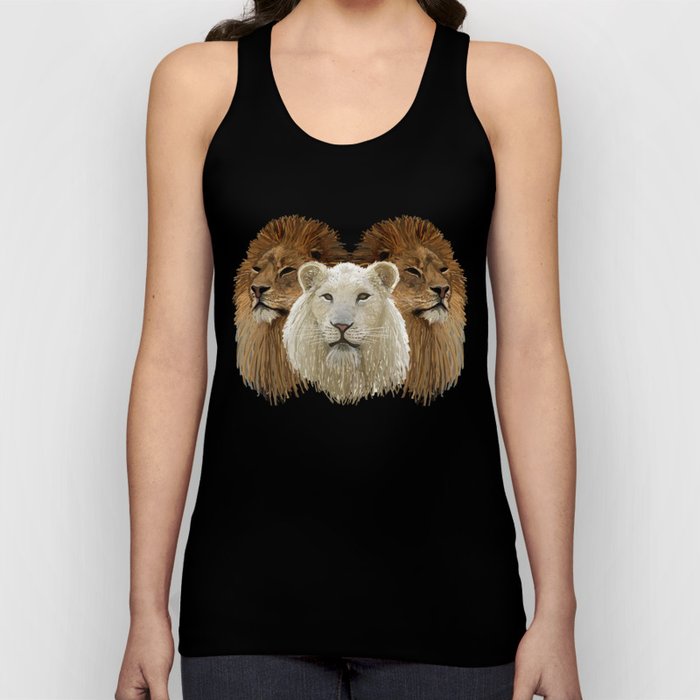 Lions led by a lamb Tank Top