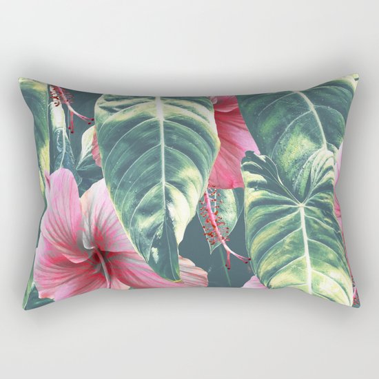 Wild Hibiscus #society6 #decor #buyart Rectangular Pillow