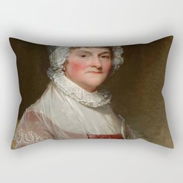 Abigail Smith Adams, Mrs. John Adams by Gilbert Stuart Rectangular Pillow