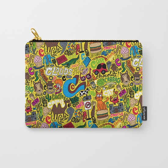 C Pattern Carry-All Pouch