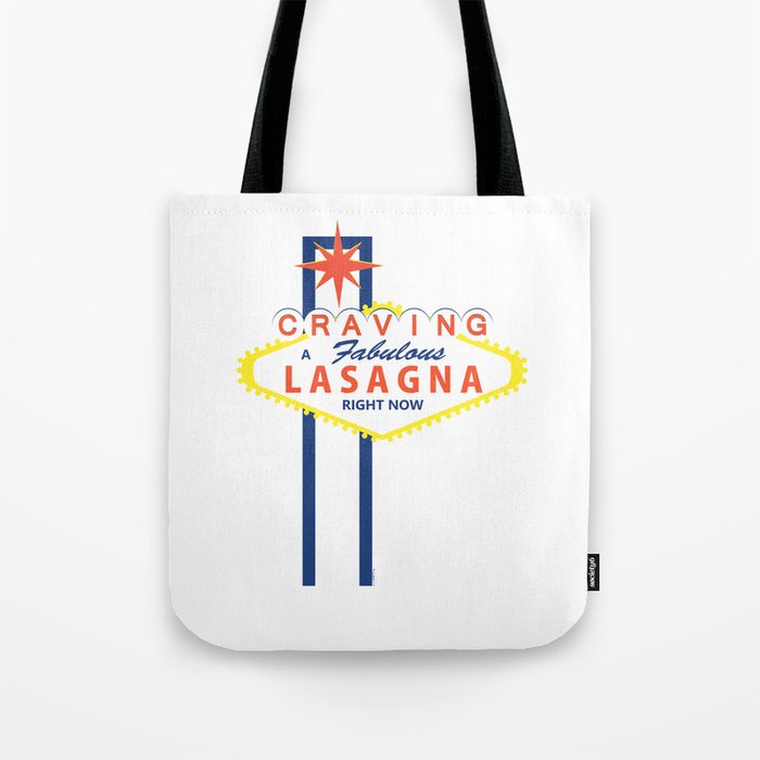 Las Vegas Lasagna Tote Bag