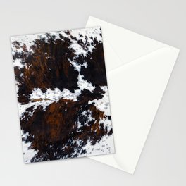 Spotty luxurious cowhide Stationery Card
