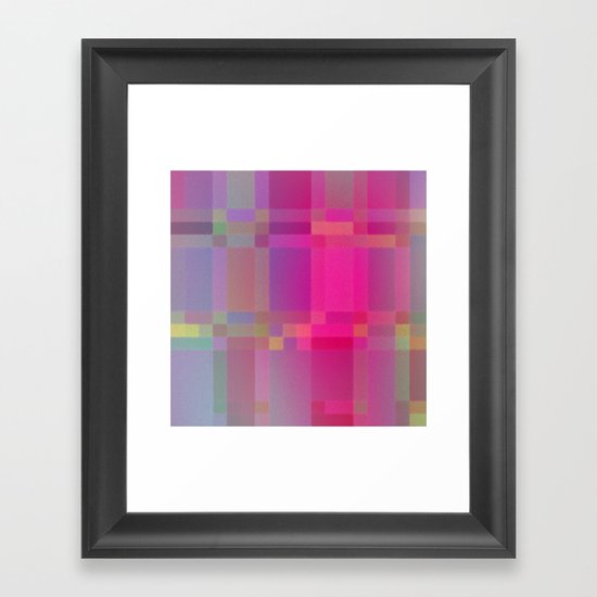 Partial Glow Framed Art Print