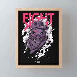 Rioter Mask Fightback series essential Framed Mini Art Print