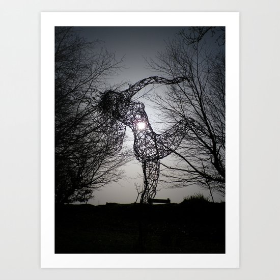 AN ECLIPSE OF THE HEART FOR THE JOY OF SPRING Art Print