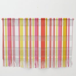 Summer pop of color stripes  Wall Hanging