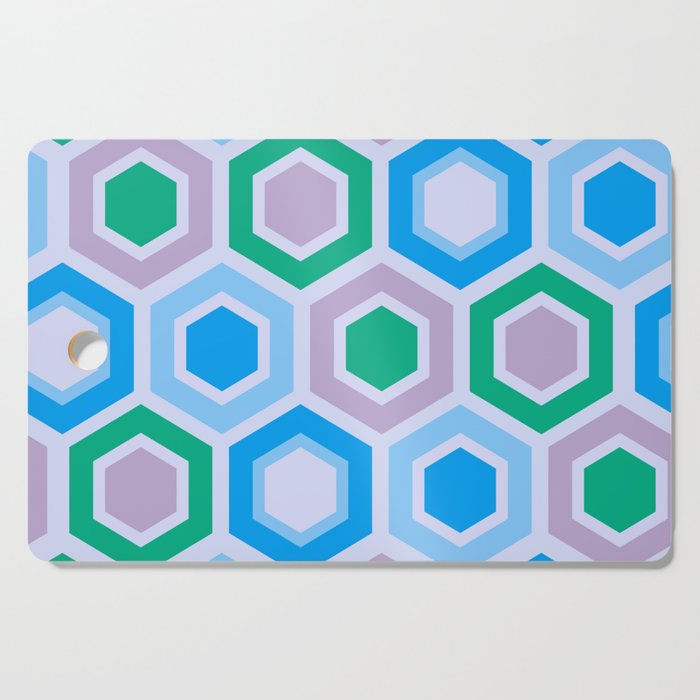 Geometric Honeycomb Pattern 2 Cutting Board